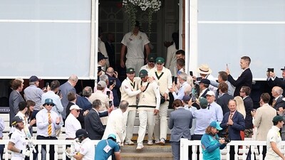 Usman Khawaja was confronted by a few MCC members. (Getty)