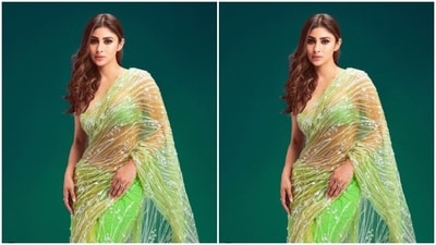 "A saree girl forever,” Mouni captioned her pictures. "So so beautiful," commented Disha Patani. (Instagram/@imouniroy) "A saree girl forever,” Mouni captioned her pictures. "So so beautiful," commented Disha Patani. (Instagram/@imouniroy)