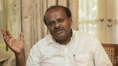 Janata Dal (Secular) leader HD Kumaraswamy. (AP)