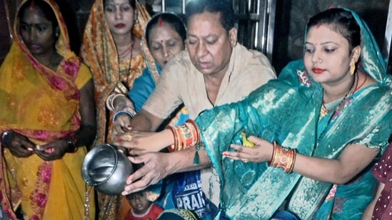 'Kanwar Yatra' is an annual pilgrimage of Lord Shiva's devotees. Kanwariyas (pilgrims) visit places like Haridwar, Gaumukh, and Gangotri in Uttarakhand and Sultanganj in Bihar to fetch holy water from the River Ganga and then worship Lord Shiva with it.(ANI)