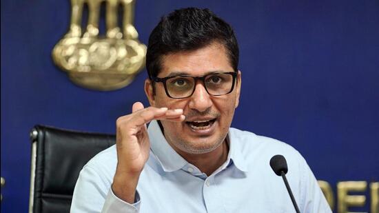 Delhi minister Saurabh Bharadwaj said that the Centre and the LG want to capture this commission. (ANI)