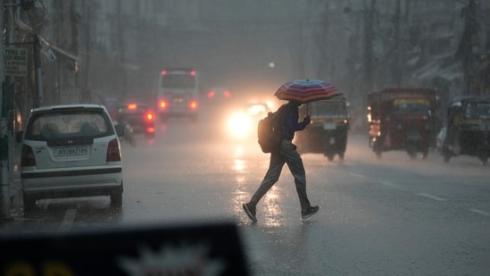 Mumbai may experience heavy downpours in the next four to five days, the IMD predicted on Monday. (AP)
