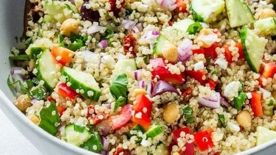 Quinoa: From quinoa upma to salad, this nutrient-rich grain is ideal for even people with chronic diseases. This protein-rich grain also provides sustained energy and essential nutrients.&nbsp;(Pinterest)