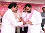 Bhagirath Bhalke eventually joined the Bharat Rashtra Samiti (BRS) during a recent visit to the temple town by Telangana Chief Minister K Chandrashekhar Rao.