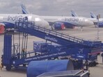 The airline had selected a message for its ramp that reflected the start-up culture of Bengaluru city perfectly.