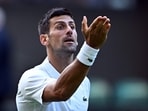 Serbia's Novak Djokovic celebrates after winning his second round match against Australia's Jordan Thompson