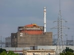 Zaporizhzhia Nuclear Power Plant outside Enerhodar in the Zaporizhzhia region.