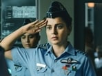 Kangana Ranaut in new stills from Tejas. 
