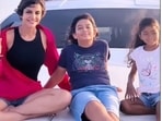 Mandira Bedi was on a vacation with her kids for the past 15 days.