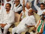 NCP chief Sharad Pawar with party leader Jayant Patil and others during the party meeting at Y B Chavan centre, in Mumbai, Wednesday, July 5, 2023, NCP chief Sharad Pawar with party leader Jayant Patil and others during the party meeting at Y B Chavan centre, in Mumbai, Wednesday, July 5, 2023,