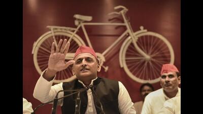 SP chief Akhilesh Yadav said the Kanpur-Lucknow highway is full of potholes. (File Photo)