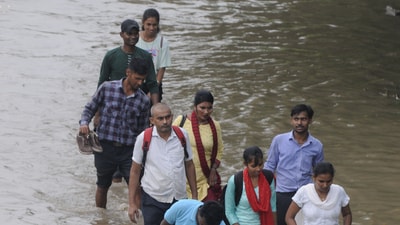 A 68-year-old man went missing after being carried away by an overflowing river in Kozhikode’s Thamarassery on Tuesday. (Representative Photo by Parveen Kumar/Hindustan Times)