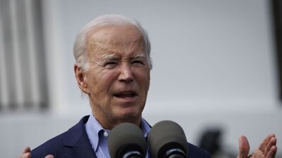 US president Joe Biden speaks. (Bloomberg) US president Joe Biden speaks. (Bloomberg)