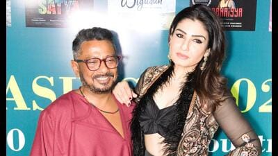 Director Onir and actor Raveena Tandon at the festival. (Courtesy the Kashish Mumbai International Queer Film Festival) Director Onir and actor Raveena Tandon at the festival. (Courtesy the Kashish Mumbai International Queer Film Festival)