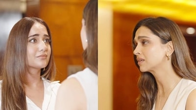 Kusha Kapila with Deepika Padukone in a new video.