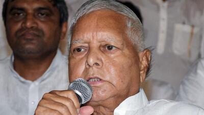 Lalu Prasad on Wednesday said he won’t be intimidated by cases being piled against him. (ANI) Lalu Prasad on Wednesday said he won’t be intimidated by cases being piled against him. (ANI)