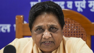 BSP supremo Mayawati addresses a press conference in Lucknow, (PTI) BSP supremo Mayawati addresses a press conference in Lucknow, (PTI)