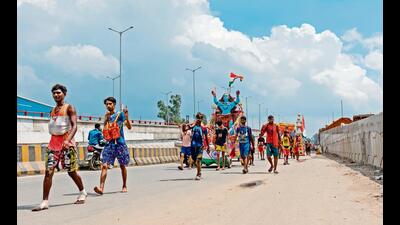 Travelling to Haridwar, kanwariyas have begun their journey via Delhi to collect the holy water from the Ganga river. (Photo: Shutterstock) Travelling to Haridwar, kanwariyas have begun their journey via Delhi to collect the holy water from the Ganga river. (Photo: Shutterstock)