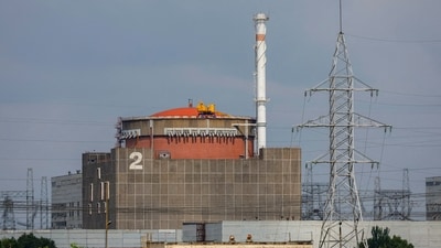 Zaporizhzhia Nuclear Power Plant outside Enerhodar in the Zaporizhzhia region. (Reuters)