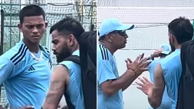 Virat Kohli was in quite the mood ahead of the 1st India vs West Indies Test starting July 12. (Vimal Kumar/YouTube) Virat Kohli was in quite the mood ahead of the 1st India vs West Indies Test starting July 12. (Vimal Kumar/YouTube)