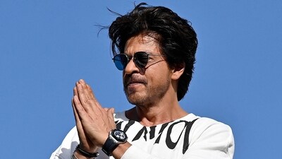 ₹480 crore is riding on the rights of Shah Rukh Khan's films Jawan and Dunki (AFP) ₹480 crore is riding on the rights of Shah Rukh Khan's films Jawan and Dunki (AFP)