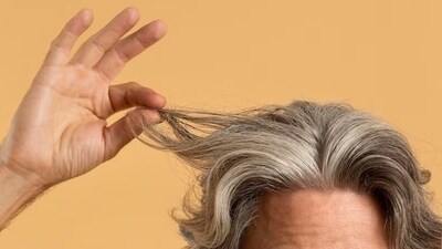 Apart from these foods, one must consider other lifestyle factors like high stress, obesity, diseases like vitiligo or alopecia areata, thyroid disease and also genetic factors. Finding ways to beat stress can help stop premature graying of hair. (Freepik) Apart from these foods, one must consider other lifestyle factors like high stress, obesity, diseases like vitiligo or alopecia areata, thyroid disease and also genetic factors. Finding ways to beat stress can help stop premature graying of hair. (Freepik)