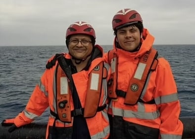 The touching image, released by the grieving family, portrays Pakistani billionaire Shahzada Dawood, 48, and his 19-year-old son Suleman who lost their lives in the tragic Titan submersible implosion accident. The touching image, released by the grieving family, portrays Pakistani billionaire Shahzada Dawood, 48, and his 19-year-old son Suleman who lost their lives in the tragic Titan submersible implosion accident.