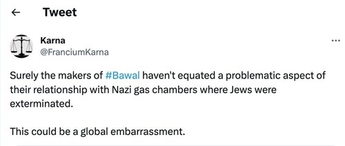 Reaction to Bawaal. Reaction to Bawaal.