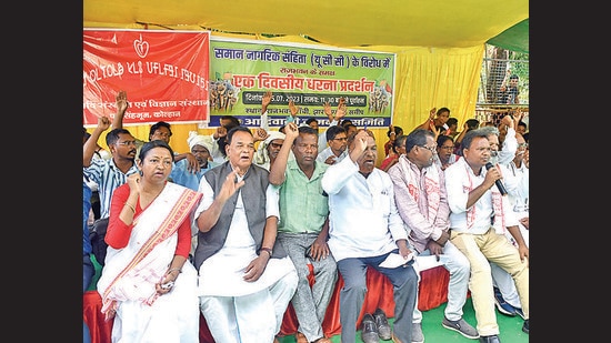 Union government’s recent push for a uniform civil code faces opposition from several quarters on Wednesday. (ANI)