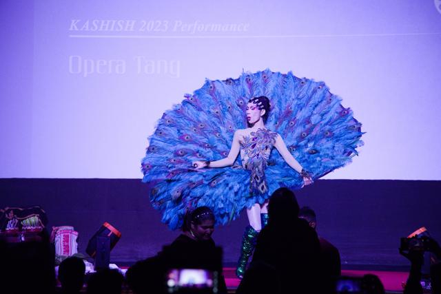 Singaporean drag queen Opera Tang had audiences swooning with her graceful moves. (Courtesy Kashish Mumbai International Queer Film Festival) Singaporean drag queen Opera Tang had audiences swooning with her graceful moves. (Courtesy Kashish Mumbai International Queer Film Festival)