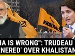 "INDIA IS WRONG": TRUDEAU 'CORNERED' OVER KHALISTAN