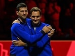 Wimbledon: Roger Federer wished Novak Djokovic luck. Wimbledon: Roger Federer wished Novak Djokovic luck.