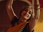 Sheema Kermani in a still from Pasoori. Sheema Kermani in a still from Pasoori.
