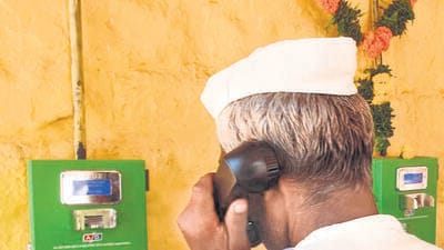 “40 smart card phones have been installed for inmates to contact their family members. “They are allowed to make three calls of ten minutes’ duration each, every month,” said a senior prisons officer. (HT Photo) “40 smart card phones have been installed for inmates to contact their family members. “They are allowed to make three calls of ten minutes’ duration each, every month,” said a senior prisons officer. (HT Photo)