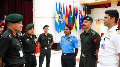 A Tri-services marching contingent of the Indian armed forces will participate in the French National Day celebrations, also known as Bastille Day (Twitter/adgpi) A Tri-services marching contingent of the Indian armed forces will participate in the French National Day celebrations, also known as Bastille Day (Twitter/adgpi)