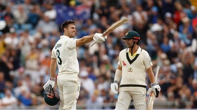 However, the tables were almost entirely flipped in the second session with Mitchell Marsh launching a stunning counter attack. Marsh, playing his first Test since November 2019, ended up scoring 118 off as many balls before falling at the stroke of Tea.&nbsp; (Action Images via Reuters)