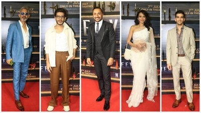Neeraj Kabi, Shashank Arora, Rahul Bose, Dipannita Sharma and Danesh Razvi at Neeyat screening on Wednesday. The film also stars Ram Kapoor and will release on July 7 in theatres. Neeraj Kabi, Shashank Arora, Rahul Bose, Dipannita Sharma and Danesh Razvi at Neeyat screening on Wednesday. The film also stars Ram Kapoor and will release on July 7 in theatres. 