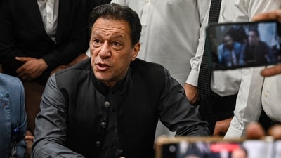 Pakistan's former prime minister Imran Khan. (AFP)
