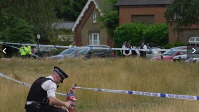 A view of the scene of an incident at a primary school, in Wimbledon, London (Independent)