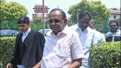 Tamil Nadu’s law minister S Regupathy wrote to governor R N Ravi seeking speedy action (Gagan Pawar) Tamil Nadu’s law minister S Regupathy wrote to governor R N Ravi seeking speedy action (Gagan Pawar)