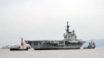 The iconic INS Viraat had made its final journey to Alang ship breaking yard in 2017. (File photo) The iconic INS Viraat had made its final journey to Alang ship breaking yard in 2017. (File photo)