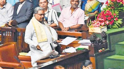 chief minister Siddaramaiah to table state’s 14th budget on Friday. (PTI) chief minister Siddaramaiah to table state’s 14th budget on Friday. (PTI)