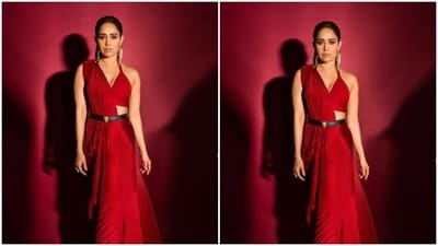 "Cherry on top," wrote Nushrratt in the caption as she shared the stunning pictures with her Instagram family. (Instagram/@nushrrattbharuccha) "Cherry on top," wrote Nushrratt in the caption as she shared the stunning pictures with her Instagram family. (Instagram/@nushrrattbharuccha)