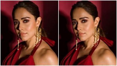 Styled by fashion stylist Samidha Wangnoo, Nushrratt wore her tresses into a sleeked bun. (Instagram/@nushrrattbharuccha) Styled by fashion stylist Samidha Wangnoo, Nushrratt wore her tresses into a sleeked bun. (Instagram/@nushrrattbharuccha)