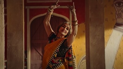 Sheema Kermani in a still from Pasoori. Sheema Kermani in a still from Pasoori.