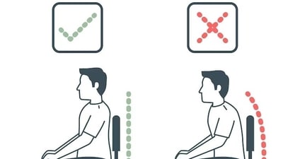 Keeping your spine straight and adopting a good posture can help you feel active, energetic and free from aches, pains and stiffness. (Freepik) Keeping your spine straight and adopting a good posture can help you feel active, energetic and free from aches, pains and stiffness. (Freepik)