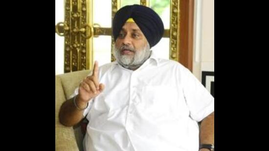 On Wednesday, Sukhbir held a meeting with the party’s top leadership. (HT File Photo)