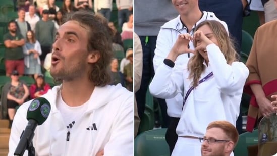 Stefanos Tsitsipas and Paula Badosa