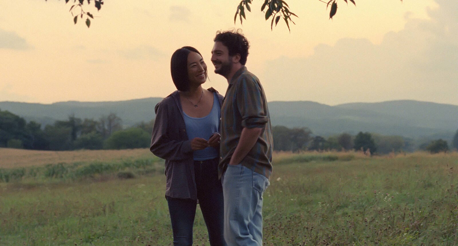 Greta Lee and John Magaro as Nora and Arthur in Past Lives Greta Lee and John Magaro as Nora and Arthur in Past Lives