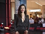 British-American actress Hayley Atwell poses for a photo during a red carpet event for the film 'Mission Impossible � Dead Reckoning Part One' in Seoul on June 29, 2023. (Photo by JUNG YEON-JE / AFP)